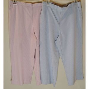 Alfred Dunner Capri Pants Duo